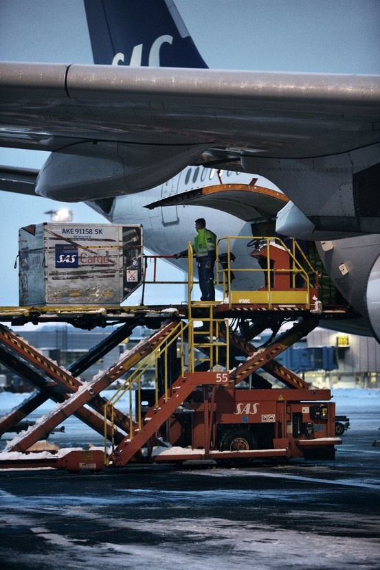 flights ship all sorts of things to and from denmark and cph receives the vast majority of shipments from the air